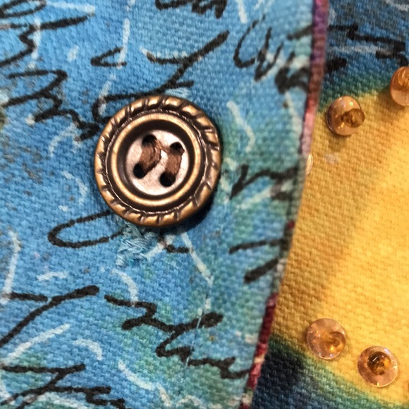 “Gaudy Couture” Fun & Flirty Jacket - Size Medium - $28 - Picture 8 of 14